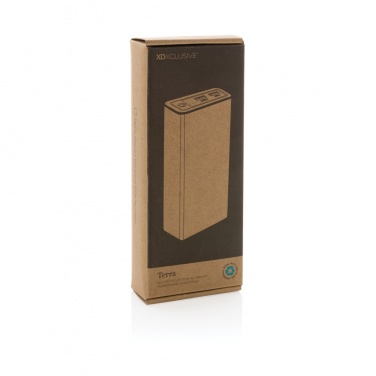 Logotrade promotional products photo of: Terra RCS recycled 20W aluminium powerbank 20.000 mAh