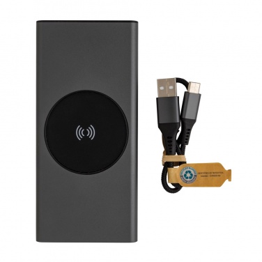 Logotrade promotional giveaway picture of: Terra RCS recycled 18W aluminium 10000 powerbank 10W