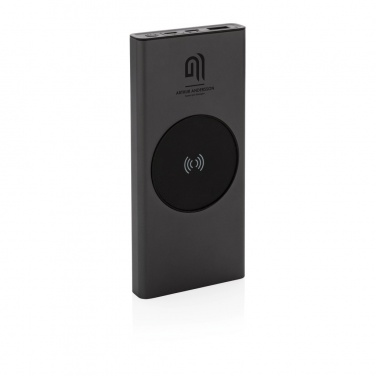Logo trade promotional merchandise photo of: Terra RCS recycled 18W aluminium 10000 powerbank 10W