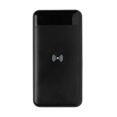 Logo trade promotional product photo of: RCS standard recycled plastic wireless powerbank
