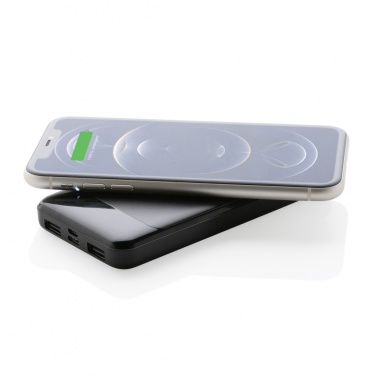 Logotrade corporate gifts photo of: RCS standard recycled plastic wireless powerbank