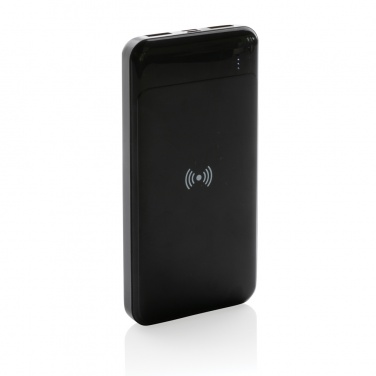 Logo trade advertising products picture of: RCS standard recycled plastic wireless powerbank