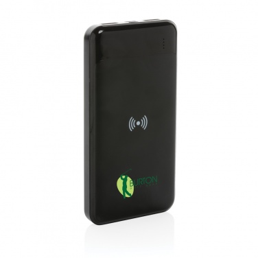 Logotrade promotional gift image of: RCS standard recycled plastic wireless powerbank