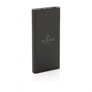 Logotrade business gift image of: Terra RCS recycled 18W aluminium powerbank 10.000 mAh