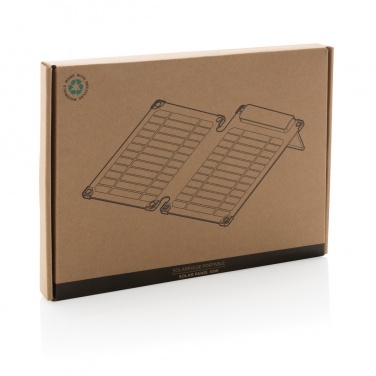 Logo trade promotional gifts picture of: Solarpulse rplastic portable Solar panel 10W