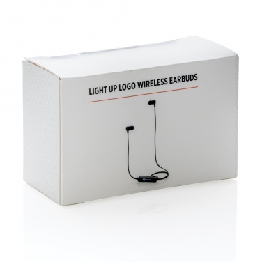 Logotrade promotional giveaway picture of: Light up logo wireless earbuds