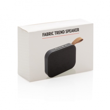 Logo trade promotional products picture of: Fabric trend speaker