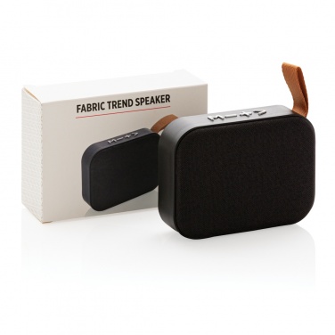 Logo trade advertising products image of: Fabric trend speaker