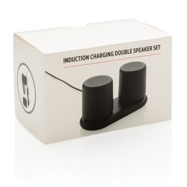 Logotrade business gift image of: Double induction charging speaker