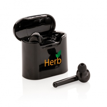 Logotrade promotional giveaways photo of: Liberty wireless earbuds in charging case