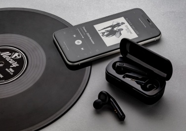 Logotrade promotional giveaway picture of: Free Flow TWS earbuds in charging case