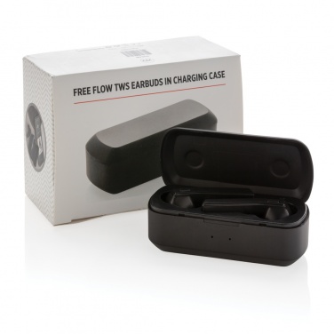 Logotrade promotional gifts photo of: Free Flow TWS earbuds in charging case