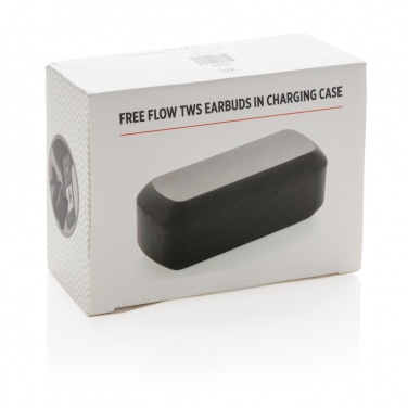 Logotrade advertising products photo of: Free Flow TWS earbuds in charging case