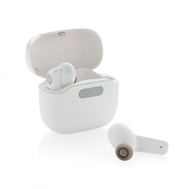 Logo trade promotional gift photo of: TWS earbuds in UV-C sterilising charging case