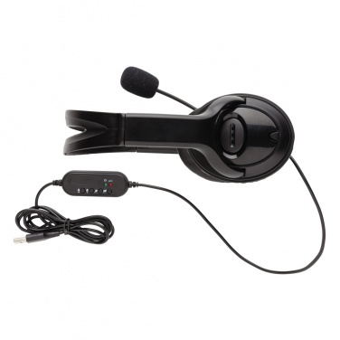 Logotrade promotional product image of: Over ear wired work headset