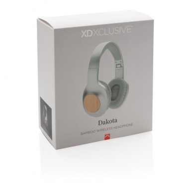 Logotrade advertising product picture of: Dakota Bamboo wireless headphone