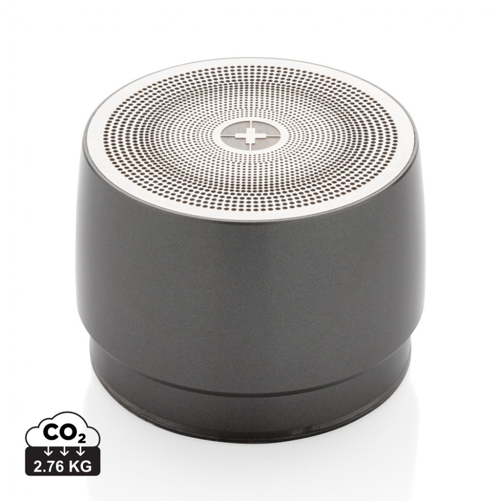 Logo trade promotional giveaway photo of: Swiss peak 5W wireless bass speaker