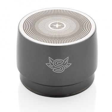 Logo trade promotional merchandise photo of: Swiss peak 5W wireless bass speaker