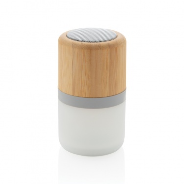 Logotrade business gifts photo of: Bamboo colour changing 3W speaker light