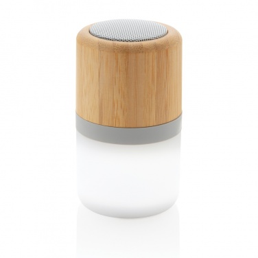 Logotrade corporate gifts photo of: Bamboo colour changing 3W speaker light