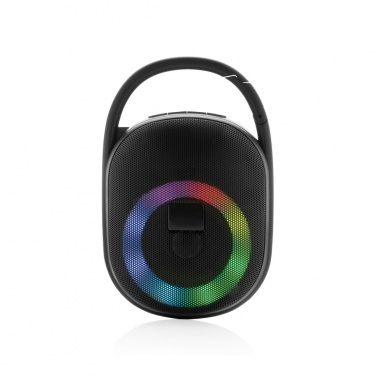 Logotrade promotional item image of: RCS recycled plastic Lightboom 5W Clip speaker