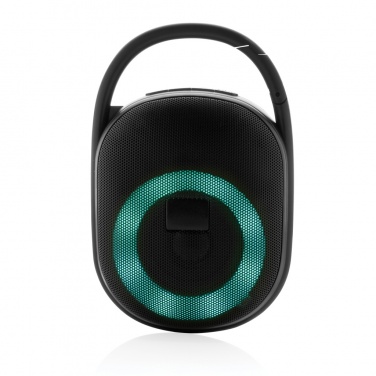 Logo trade promotional item photo of: RCS recycled plastic Lightboom 5W Clip speaker