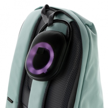 Logo trade promotional merchandise picture of: RCS recycled plastic Lightboom 5W Clip speaker
