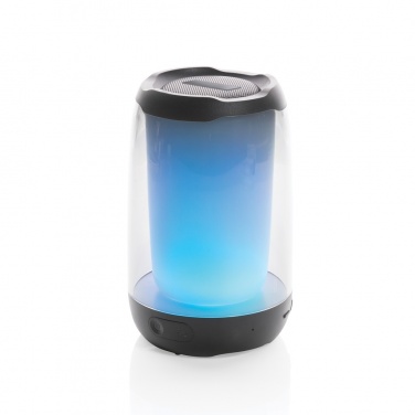 Logo trade promotional merchandise picture of: RCS recycled plastic Lightboom 5W speaker