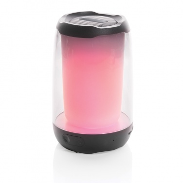 Logotrade promotional product picture of: RCS recycled plastic Lightboom 5W speaker