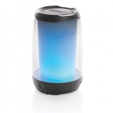Logo trade promotional products image of: RCS recycled plastic Lightboom 5W speaker
