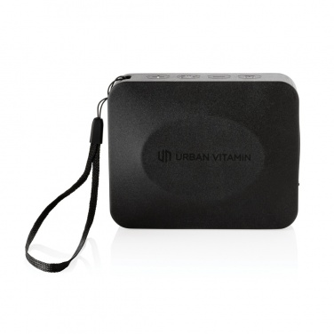 Logo trade promotional giveaways image of: Urban Vitamin Vallejo RCS rplastic 3W speaker IPX 7