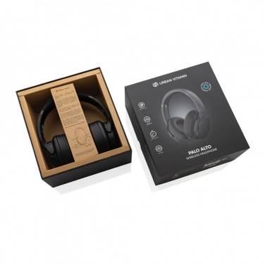 Logotrade promotional product picture of: Urban Vitamin Palo Alto RCS rplastic headphone