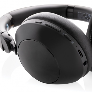 Logo trade business gifts image of: Urban Vitamin Cupertino RCS rplastic ANC headphone