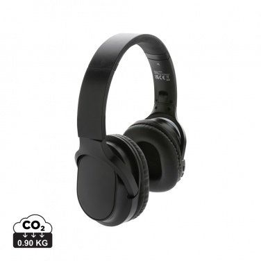 Logotrade corporate gifts photo of: RCS recycled plastic Elite Foldable wireless headphone