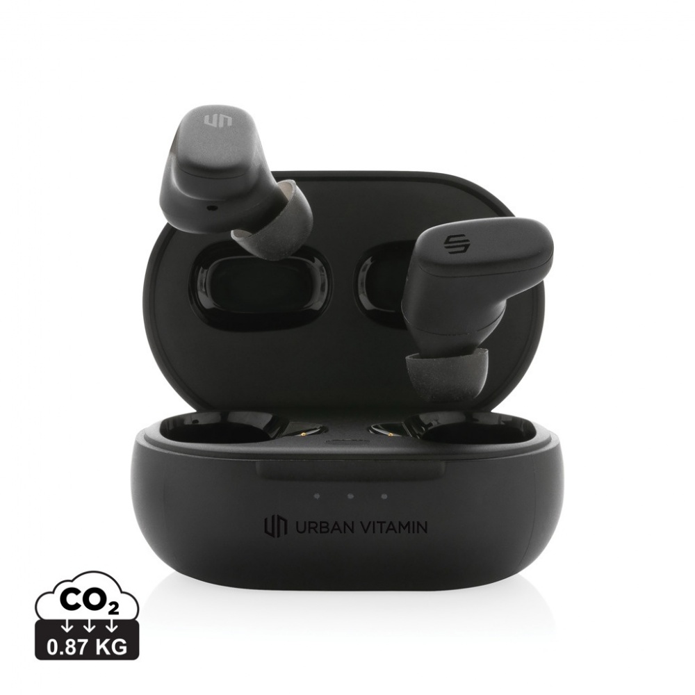 Logotrade promotional product image of: Urban Vitamin Gilroy hybrid ANC and ENC earbuds