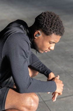 Logo trade corporate gifts image of: Urban Vitamin Pacifica RCS rplastic earbuds