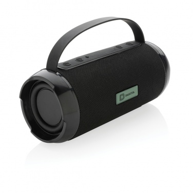 Logo trade advertising products image of: RCS recycled plastic Soundboom waterproof 6W speaker