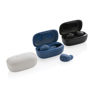 Logo trade promotional items image of: Urban Vitamin Palm Springs RCS rplastic ENC earbuds