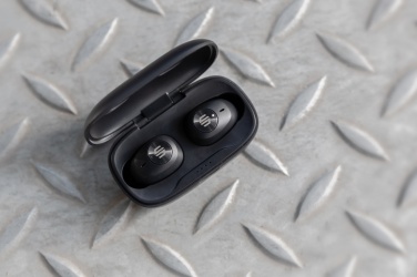 Logo trade promotional items image of: Urban Vitamin Palm Springs RCS rplastic ENC earbuds