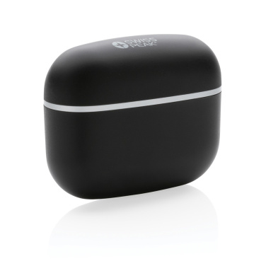 Logotrade promotional products photo of: RCS recycled plastic Swiss Peak TWS earbuds 2.0