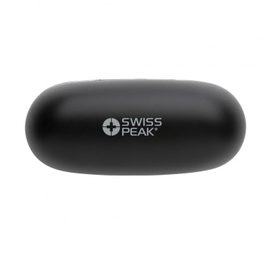 Logo trade promotional giveaways image of: RCS recycled plastic Swiss Peak TWS earbuds 2.0