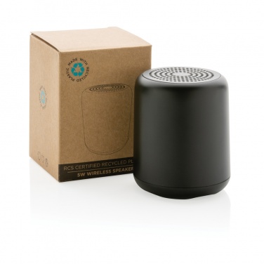 Logotrade promotional giveaway image of: RCS certified recycled plastic 5W Wireless speaker
