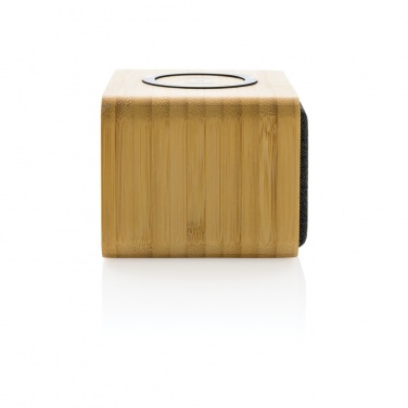 Logotrade promotional merchandise photo of: RCS Rplastic 3W speaker with bamboo 5W wireless