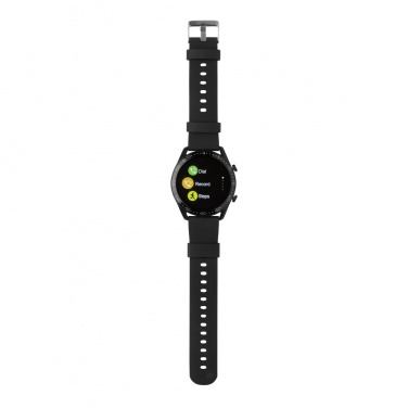 Logo trade promotional gift photo of: RCS recycled TPU Fit Watch round