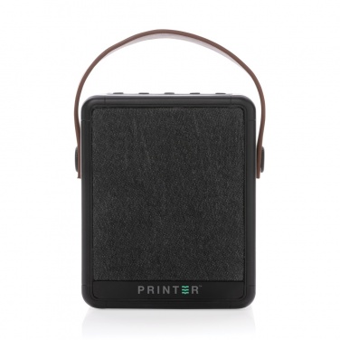 Logo trade advertising products picture of: Skywave RCS recycled plastic solar speaker 12W