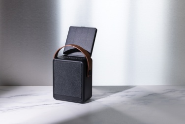 Logotrade promotional giveaways photo of: Skywave RCS recycled plastic solar speaker 12W