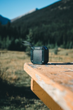 Logo trade corporate gifts picture of: 3W RCS recycled plastic wireless sunwave solar speaker