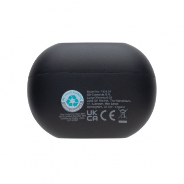 Logo trade promotional items image of: Prolink RCS recycled plastic hybrid ANC/ENC earbud