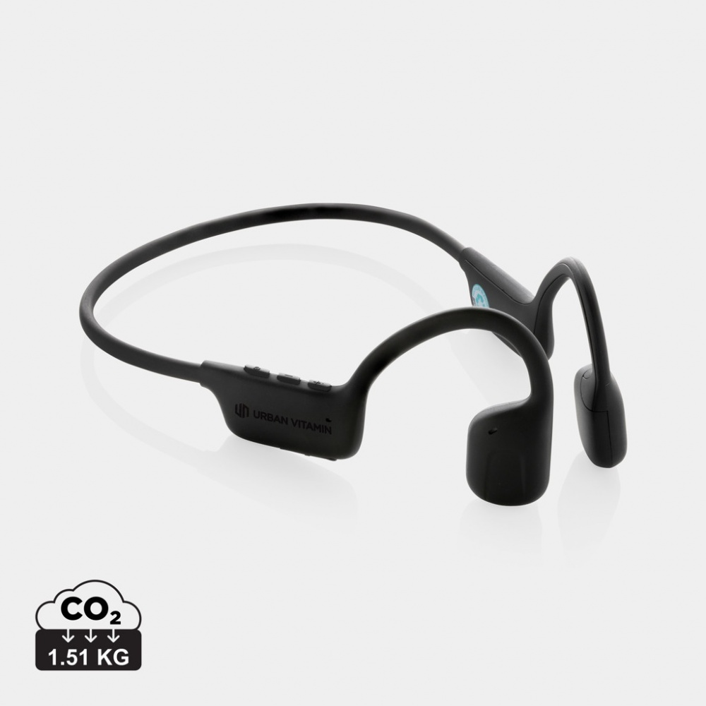 Logotrade corporate gift image of: Urban Vitamin Glendale RCS rplastic air conductive headphone