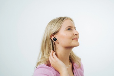 Logo trade business gift photo of: Lakewood RCS recycled and repairable wireless earbuds